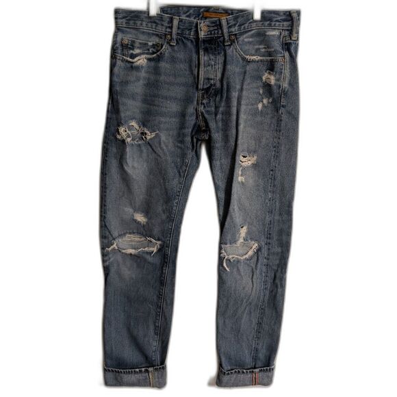Abercrombie & Fitch Other - Abercrombie & Fitch Iconic Japanese Selvedge Jeans 1892 Straight 31x32  (30x31)